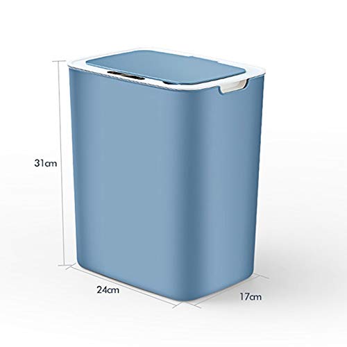 WENLII inteligent de inducție coș de gunoi cu capac complet automat Electric Creative Touch gratuit container de gunoi de mare capacitate
