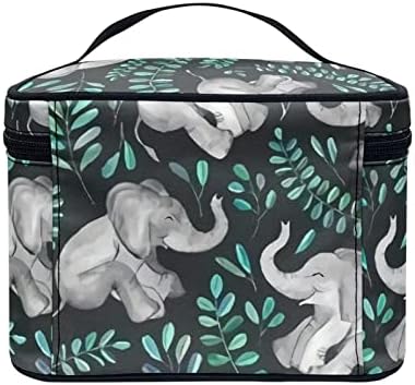 Pentru u Designs Baguri de toaletă de modă pentru femei Elefant grafic machiaj geantă de călătorie Cosmetic geantă de machiaj