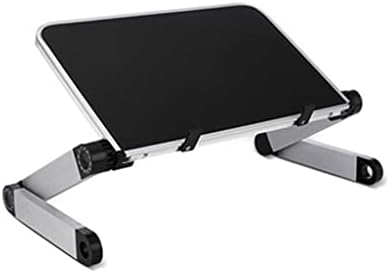 KFJBX Laptop Birou de Laptop Stand Portabil Aluminiu Lapdesk ergonomic pentru TV Dobana PC pentru caiet de masă de masă (culoare: