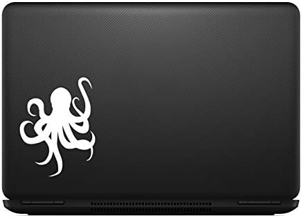 Bargain Max Decals Octopus Silueta Siluetă Decalare Notebook Laptop 5.5