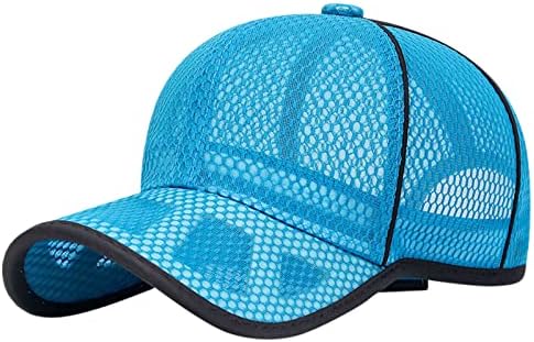 Unisex clasic masculin Baseball Hat profil Mesh Baseball Cap moale neconstruit Tata Hat Running Sport Baseball Caps pentru