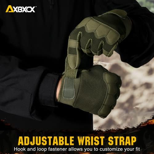 AXBXCX camuflaj în aer liber sport Mănuși pentru bărbați Touchscreen deget complet mănuși