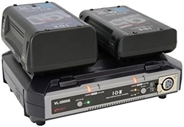 IDX VL-2000S 2 canale simultane V-mount încărcător/alimentare cu energie electrică