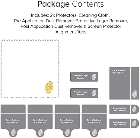 Film de protecție cu ecran anti-glare cel mai de mătase compatibil cu Dell Monitor 22 E2221HN [pachet de 2]