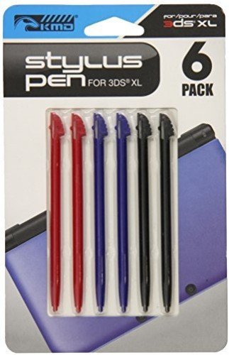 KMD 3DSXL Stylus Pen Set 6 Pack - Nintendo 3DS