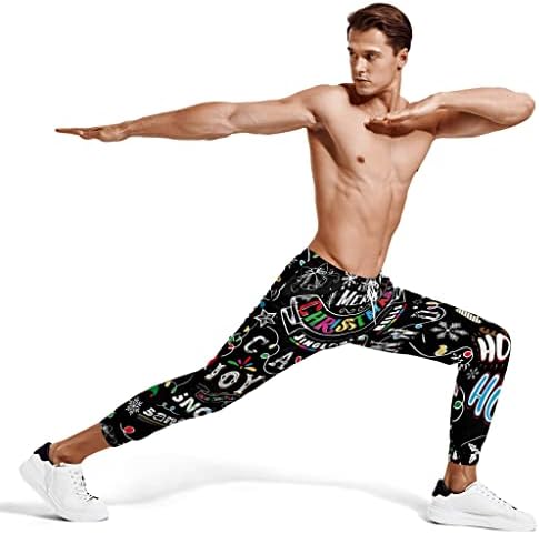 Inzvkjlu Panouri de pulover pentru bărbați 3D Pantaloni de jogger cu imprimeu 3D Casual Sportswear cu pantaloni de antrenament