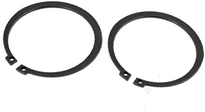 X-Dree H2314 Rulment metal rotund înconjurător extern Circlip Ring Rings 2 bucăți (Anelli di Sicurezza Per Anelli Elastici