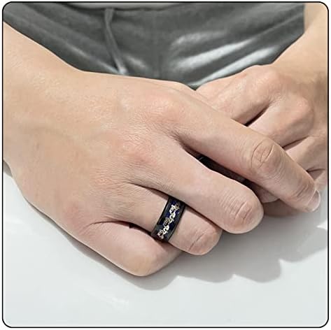 Fusamk Moda Fibra De Carbon Trupa Inel Inox Dragon Ring