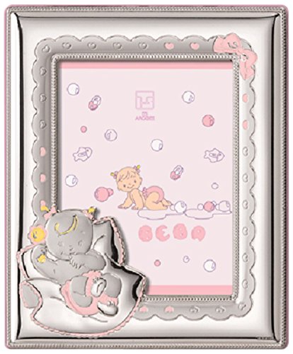 Silver Touch USA Sterling Silver Picture Frame Nap Time, Roz, 3.5 x 5