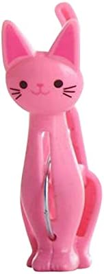 Clip Clip sac drăguț formă de etanșare Clip desen animat pisică bucătărie din plastic pentru mese & Bar Baby biberon uscare