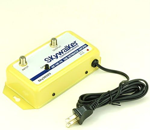 Amplificator de 25dB VHF/UHF/FM cu câștig variabil