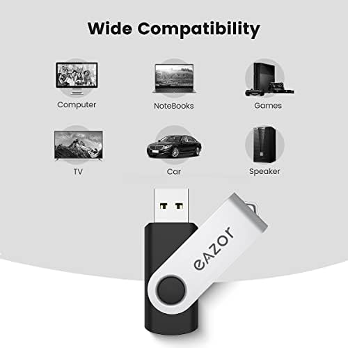 EAZOR USB DRIVE 4 GB Hard disk extern 20 Pachet Drive Flash USB 4G Black Memory Storage Drives Flash