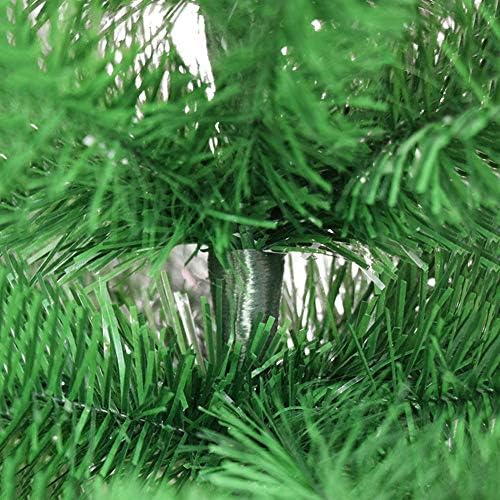 Copaci de Crăciun Zpee, copac de Crăciun decor de sezon cu suport de metal, pom de Crăciun artificial retardant din PVC