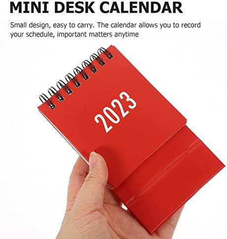 Calendar de birou Gadpiparty Mini Calendar de birou 2022-2023, iulie 2022-2023 Calendar desktop de legare cu două fire de legătură