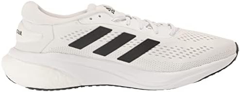 Pantofi de alergare pentru bărbați Adidas, White/Negru/Dash Grey, 10,5