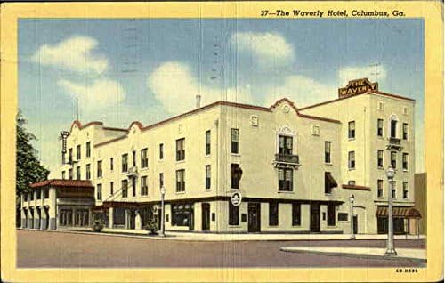 The Waverly Hotel Columbus, Georgia GA Original Antique Postcard 1951