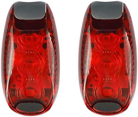 Chictry 2pcs LED -uri LED -uri LED -uri de înaltă vizibilitate pentru biciclete Gear reflectorizant cu curea și șurubelnițe
