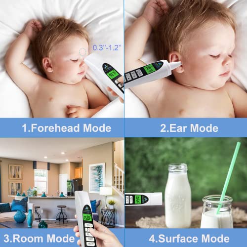 Amplim Premium Bundle pentru copii pentru copii pentru copii pentru copii/salopete pentru bebeluși și termometru digital fără
