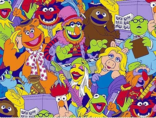 Muppets ambalate Tesatura Kermit Miss Piggy Tesatura vândute de trimestru grăsime nou BTFQ