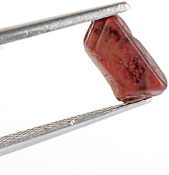 Gemhub 1,50 ct. Cristal de vindecare naturală roșie brută roșie pentru mai multe utilizări pentru mai multe utilizări