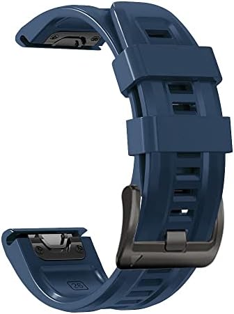 DJDLFA pentru Garmin Fenix ​​7 7x 6x 5x Watchband Watchband 22m 26mm Brățară pentru Fenix ​​6 Pro 5 plus cataramă Silicon curele