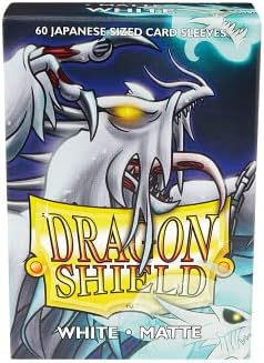 Arcane Tinman Dragon Shield Japoneză Dimensiune mâneci-mat alb 60ct - Card Mâneci buna & dur - compatibil cu Pokemon, Yugioh,