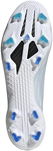 Adidas Mens X Speedflow.1 Cleaturi la sol fotbal, fotbal, albă-tegație indigo-sky, 5