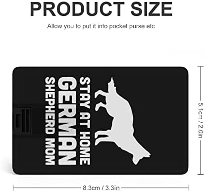 Stai acasă German Shepherd Mom USB Flash Drive Flash Card Personalizat Card Drive Memorie Stick USB Cadouri cheie