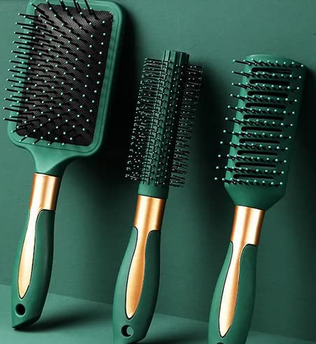 3pcs Paddle Hair Pensul, perie de prindere și pieptene pentru păr pentru bărbați și femei