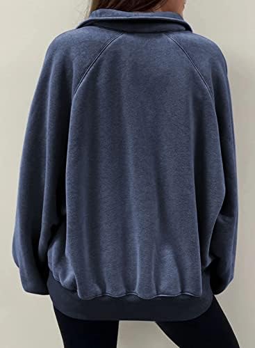 Dokotoo Womens 2023 Fashion supradimensionat cu manșon cu manșon cu guler cu guler pulovere de pulovere