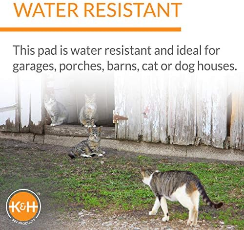 K & amp; h Pet Products Lectro-pat moale pentru câini și pisici încălzit în aer liber, electric controlat termostatic Pad ortopedic