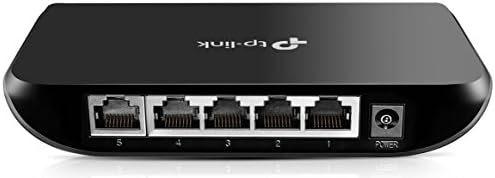 TP-Link 5 Port Gigabit Ethernet Comutator de rețea | Plug and play | Desktop sau perete-mount | Carcasă din plastic Splitter