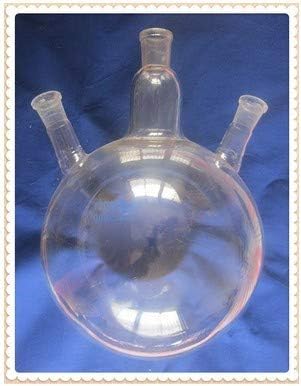 Gowe 20L, balon de sticlă rotundă, trei gâturi, 20000 ml, balon de fierbere din sticlă, 3 gâturi