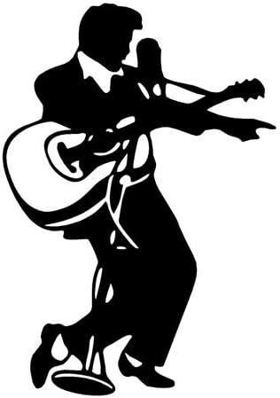 Autocolant de decalare Elvis Singing - Grafic de autocolant de coajă și stick - - auto, perete, laptop, celulă, autocolant