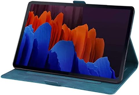 Tablet PC Carcasă pentru Samsung Galaxy Tab S7 FE 12.4 2021 SM-T730 SM-T736 și Galaxy Tab S7 Plus Case 12.4 2020 SM-T970 SM-T975 Stand de pliere cu fluturi în relief Cover de protecție Cover de protecție Sockproof Pu Flip C Flip C c Flip C CLIP C CLIP C.