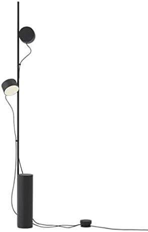 Lampă de podea creativă creativă pqkdy lampă de colț negru de studiu LED LED LED LED (culoare: A, dimensiune