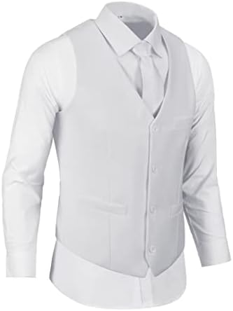 Guexioxio costum pentru bărbați vestă subțire se potrivește veste formale pentru bărbați nunta prom geacă fără mâneci vestă