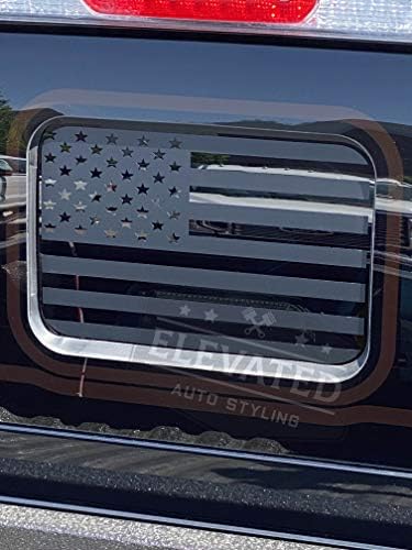 Elevat de stil auto - fereastră din spate din spate, de decalare a pavilionului american se potrivește Ford Ranger 2019-2022