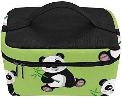 Model fără sudură cu șezut drăguț Panda și Bambo model cutie de prânz geantă Tote suport pentru prânz geantă izolată pentru