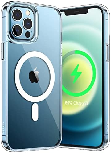 Carcasă magnetică Jetech pentru iPhone 12 Pro Max 6,7-inch Compatibil cu încărcarea wireless Magsafe, capac de protecție pentru