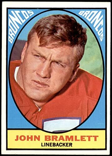 1967 Topps 38 John Bramlett Denver Broncos NM+ Broncos Memphis