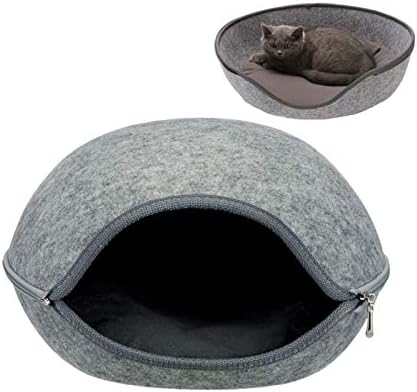 Fuuie pat de câine sferic pat de pisică cuib de pisică casă de animale de companie Peșteră interesantă cuib de animale de companie
