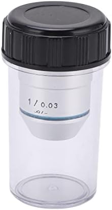 1x lentilă obiectiv microscop, imagine imagine mai strălucitoare fir RMS 20,2 mm lentilă obiectiv interfață pentru Microscop