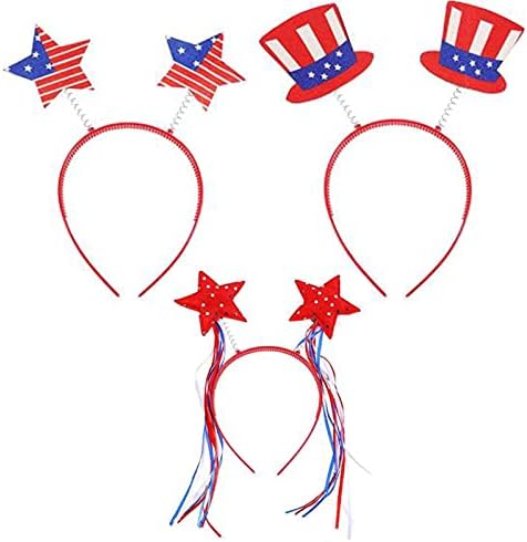 Patriotice cap boppers independența Headbands patriotice cap Bopper Partidul Pălării 4 iulie steagul American Headband Ziua