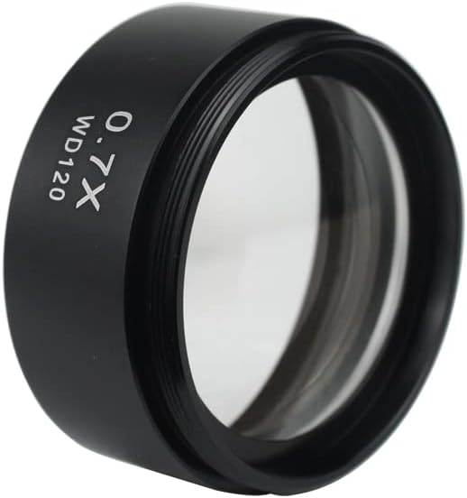 Haiqings WD165 0.3 X 0.5 X 0.7 X 1x 2x Barlow Lens Stereo microscop lentile accesorii auxiliare obiectiv obiectiv 48mm filet