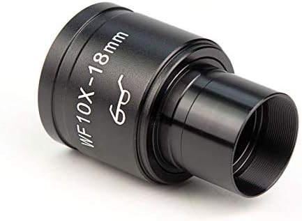 Bingfang-W Microscoape 10x Microscop biologic ocular cu câmp larg 18mm punct ocular ridicat sticlă optică oculară compatibilă