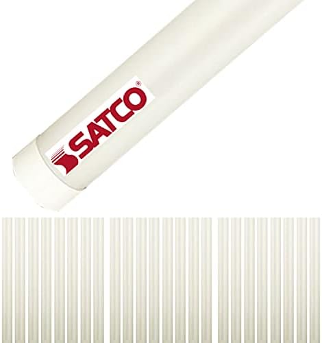 Satco (pachet 25; număr de piesă S49977; 14 wați; LED de 4 picioare T8; bază medie Bi Pin; 4000K; 50000 ore medii nominale;