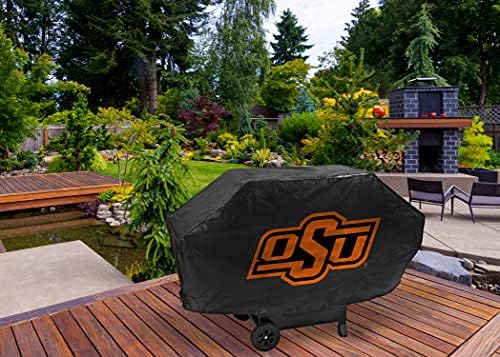 Rico Industries NCAA Deluxe Grill Cover Deluxe vinil Grill Cover-68 & 34 ; larg/grele / Curele