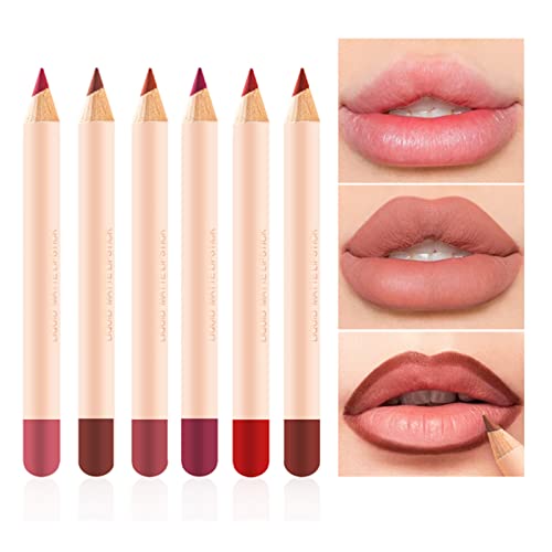 Xiahium Lip Gloss Kituri pentru fete 12color Mattes ruj Lip Liner Set Ușor de utilizat Velvet Mattes Luciu de buze Natural