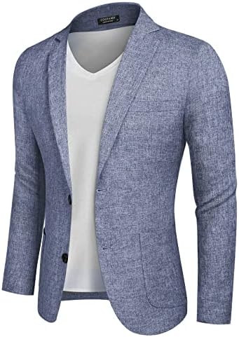 Coofandy Mens Blazer Casual Blazer Coat Lightweight Jackets Business Business